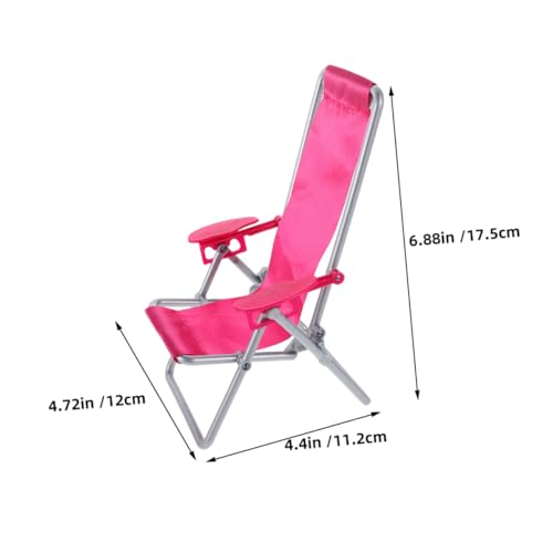 KONTONTY 2 Stück Miniatur Faltbarer Strandstuhl Leichtes Kunststoff dekoobjekt für Puppenhaus Tragbarer Klappstuhl für DIY Garten Tischdeko und Strandthemen Platzsparend und Robust KONTONTY 2 Stück Miniatur Faltbarer Strandstuhl Leichtes Kunststoff dekoobjekt für Puppenhaus Tragbarer Klappstuhl für DIY Garten Tischdeko und Strandthemen Platzsparend und Robust von KONTONTY