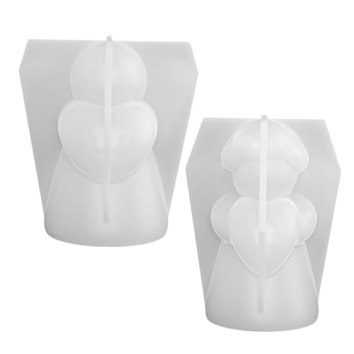 KONTONTY 2 Stück Ornamentformen Für Epoxidharz Ornament Silikonform Harzgussformen DIY Engelformen Mädchenformen Silikon Weihnachtsharzformen Handgefertigte Silikonform Weiß KONTONTY 2 Stück Ornamentformen Für Epoxidharz Ornament Silikonform Harzgussformen DIY Engelformen Mädchenformen Silikon Weihnachtsharzformen Handgefertigte Silikonform Weiß von KONTONTY
