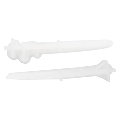 KONTONTY 2 Stück Silikon Haarnadel Gießform Diy Haarschmuck Silikonformen für Epoxidharz Haarspangen Formen für Bastelprojekte Hochwertige Silikonformen für Langlebige Nutzung von KONTONTY