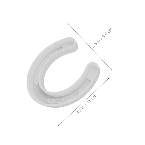KONTONTY 2 Stück Silikon Hufeisenformen für Epoxidharz Gießformen Flexible DIY Bastelformen für Kerzen Seife Schmuck und Kuchen Dekoration Hitzebeständige und Langlebige Handwerkswerkzeuge von KONTONTY
