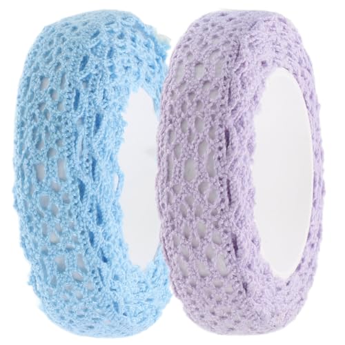 KONTONTY 2 Stück Spitzenklebeband aufkleber Band mit Spitzenmuster weißes Washi-Tape Spitze Washi Tape Buntes DIY -Spitzenband Grundmuster Washi Tape Bandband selbstklebendes Band Stoff KONTONTY 2 Stück Spitzenklebeband aufkleber Band mit Spitzenmuster weißes Washi-Tape Spitze Washi Tape Buntes DIY -Spitzenband Grundmuster Washi Tape Bandband selbstklebendes Band Stoff von KONTONTY