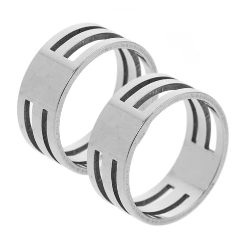 KONTONTY 2 Stück Sprungring Öffnen Und Schließring Ringöffnungswerkzeug Schmuckreparaturwerkzeuge Kit Zur Schmuckherstellung Schmuck-bastelwerkzeuge Ringöffner Silber Rostfreier Stahl von KONTONTY