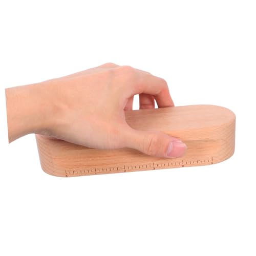 KONTONTY 2 Stück Teiliges Holz-quilting-clapper- Dampfunterstütztes Bügeln Nahtgenaues Stoffpressbrett Hitzebeständiges Robustes Nähwerkzeug mit Ergonomischem Griff für Präzises Falten und von KONTONTY