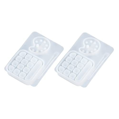 KONTONTY 2 Stück Teiliges Silikonform für Epoxidharz DIY Flexible Resin Gießform Praktische Bastelwerkzeuge für Kreative Schmuck und Dekoherstellung Leicht zu Reinigen für KONTONTY 2 Stück Teiliges Silikonform für Epoxidharz DIY Flexible Resin Gießform Praktische Bastelwerkzeuge für Kreative Schmuck und Dekoherstellung Leicht zu Reinigen für von KONTONTY