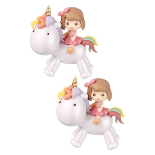 KONTONTY 2 Stück Unicorn Girl Puppe deko Tortenaufsatz für die Babyparty Einhorn-Mädchenstatuen Einhorn-Mädchen-Ornamente Kuchendeckel für Babys Cupcake-Puppen PVC KONTONTY 2 Stück Unicorn Girl Puppe deko Tortenaufsatz für die Babyparty Einhorn-Mädchenstatuen Einhorn-Mädchen-Ornamente Kuchendeckel für Babys Cupcake-Puppen PVC von KONTONTY