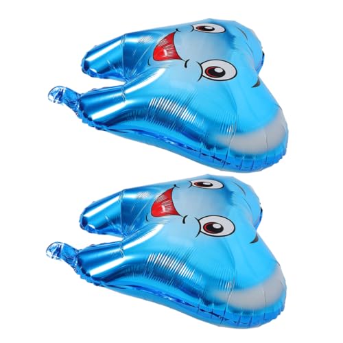 KONTONTY 2 Stück Zahn Luftballons aus Aluminiumfolie Langlebig und Auslaufsicher Zahnförmige Partydekoration für Shower Zahnarztfeier und Geburtstagsfeier Verspieltes Cartoon Design KONTONTY 2 Stück Zahn Luftballons aus Aluminiumfolie Langlebig und Auslaufsicher Zahnförmige Partydekoration für Shower Zahnarztfeier und Geburtstagsfeier Verspieltes Cartoon Design von KONTONTY