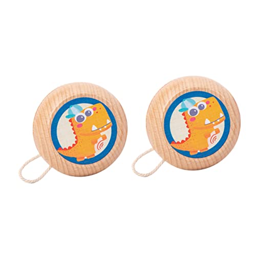 KONTONTY 2 Stück schickes Jo-Jo holzspielzeug kindergeburtstags mitgebsel Educational Toys Yo-yo für Tiermuster Yo-yo -Jo-Jo-Ball- Jo-Jo-Kugelspielzeug Buche KONTONTY 2 Stück schickes Jo-Jo holzspielzeug kindergeburtstags mitgebsel Educational Toys Yo-yo für Tiermuster Yo-yo -Jo-Jo-Ball- Jo-Jo-Kugelspielzeug Buche von KONTONTY