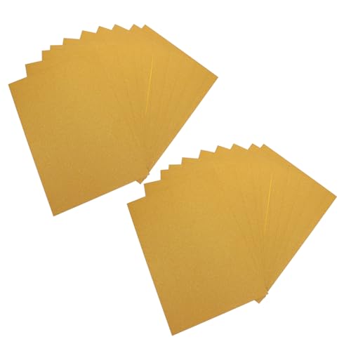 KONTONTY 20 Blatt Glitzerpapier für Diy Bastelpapier Hochwertiges Kartonpapier für Einladungskarten Grußkarten Kunsthandwerk und Mehr von KONTONTY