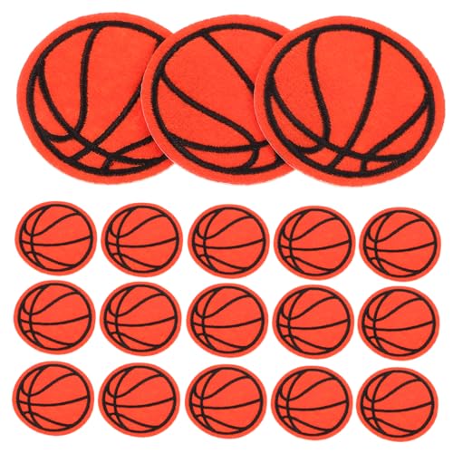 KONTONTY 20 Stück Basketball Aufnäher Bestickte Sport Patches für Kleidung Jacken und Caps Langlebige Hautfreundliche Applikationen zur Dekoration und Reparatur von Textilien KONTONTY 20 Stück Basketball Aufnäher Bestickte Sport Patches für Kleidung Jacken und Caps Langlebige Hautfreundliche Applikationen zur Dekoration und Reparatur von Textilien von KONTONTY