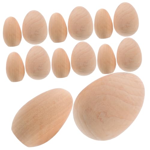 KONTONTY 20 Stück Eierdekoration Aus Holz Streich Braun Form Party Unfertige Holzeier Künstliche Holzeier Simuliertes Ei Dekorative Eier Für Wohnkultur Eierspielzeug Unfertiges Holzei KONTONTY 20 Stück Eierdekoration Aus Holz Streich Braun Form Party Unfertige Holzeier Künstliche Holzeier Simuliertes Ei Dekorative Eier Für Wohnkultur Eierspielzeug Unfertiges Holzei von KONTONTY