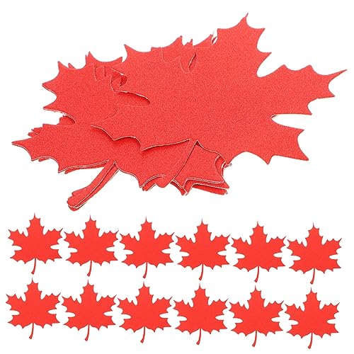 KONTONTY 20 Stück Glitzernde Ahornblatt Papierschnitte Herbstliche Bastelverzierung Für Erntedankfest Und Party Dekoration Realistische Robuste Papierblätter Als Streudeko KONTONTY 20 Stück Glitzernde Ahornblatt Papierschnitte Herbstliche Bastelverzierung Für Erntedankfest Und Party Dekoration Realistische Robuste Papierblätter Als Streudeko von KONTONTY