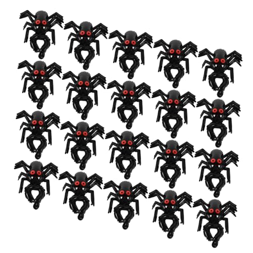 KONTONTY 20 Stück Halloween Armband Luftballons Aufblasbare Aluminium Folien Spinnen Partydeko für Halloween Feiern Vielseitige Festival Accessoires Interaktive Handgelenksbänder für von KONTONTY