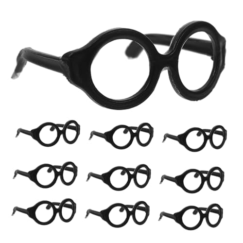 KONTONTY 20 Stück Miniatur Puppenbrillen Kunststoff Brillen Für Puppen Dekorative Brille Für Puppenkostüme Bunte Accessoires Für Mädchen Selbstgemacht Puppenhaus Zubehör KONTONTY 20 Stück Miniatur Puppenbrillen Kunststoff Brillen Für Puppen Dekorative Brille Für Puppenkostüme Bunte Accessoires Für Mädchen Selbstgemacht Puppenhaus Zubehör von KONTONTY
