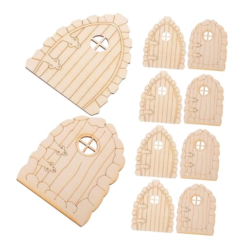 KONTONTY 20 Stück Miniature Holz Unfertige Garten Dekoration für DIY Projekte Puppenhaus Zubehör Hochwertiges Holz für und Außenbereich Fantasievolle Gestaltung für und Baumstümpfe von KONTONTY