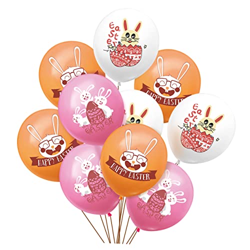 KONTONTY 20 Stück Osterballons Hase Ballon Hasenballon riesig Hallo Hasenornament ostern luftballons ozdoby wielkanocne geburtstagsluftballons Ballongas Zubehör für die Osterparty Rosa KONTONTY 20 Stück Osterballons Hase Ballon Hasenballon riesig Hallo Hasenornament ostern luftballons ozdoby wielkanocne geburtstagsluftballons Ballongas Zubehör für die Osterparty Rosa von KONTONTY
