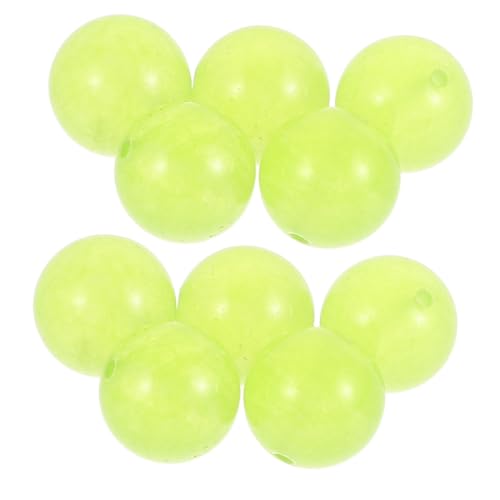 KONTONTY 20 Stück Perlen für Armbänder Anhänger für die Schmuckherstellung Schlüsselanhänger-Kit Perlen für Schmuckhersteller Schlüsselbundperlen Armbandperlen Quarzit Green KONTONTY 20 Stück Perlen für Armbänder Anhänger für die Schmuckherstellung Schlüsselanhänger-Kit Perlen für Schmuckhersteller Schlüsselbundperlen Armbandperlen Quarzit Green von KONTONTY