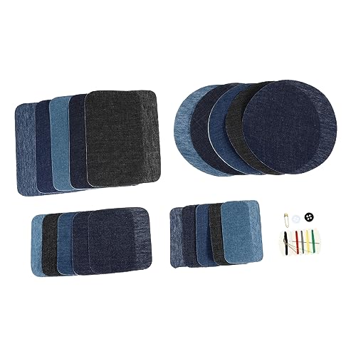 KONTONTY 20 Stück Pullover Patch schneiden Ellbogen-Knie-Patch drucken Reparatur von DIY-Patches Knieflicken bügeln Patches mit Leopardenflecken zum Aufbügeln von KONTONTY
