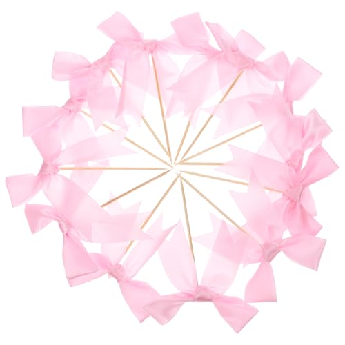KONTONTY 20 Stück Schleifen Kuchenaufsätze Dekorative Bowknot Dessert Picks für Geburtstagsfeiern Hochzeiten und Partys Vielseitige Torten Deko für Süße Leckereien KONTONTY 20 Stück Schleifen Kuchenaufsätze Dekorative Bowknot Dessert Picks für Geburtstagsfeiern Hochzeiten und Partys Vielseitige Torten Deko für Süße Leckereien von KONTONTY