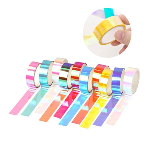 KONTONTY 20 Stück Teiliges Klebeband Farbverlauf Ablösbar und Reißbar für DIY Bastelarbeiten Planer und Geschenkverpackungen Langlebiges Glänzendes Dekoband in Regenbogenfarben KONTONTY 20 Stück Teiliges Klebeband Farbverlauf Ablösbar und Reißbar für DIY Bastelarbeiten Planer und Geschenkverpackungen Langlebiges Glänzendes Dekoband in Regenbogenfarben von KONTONTY