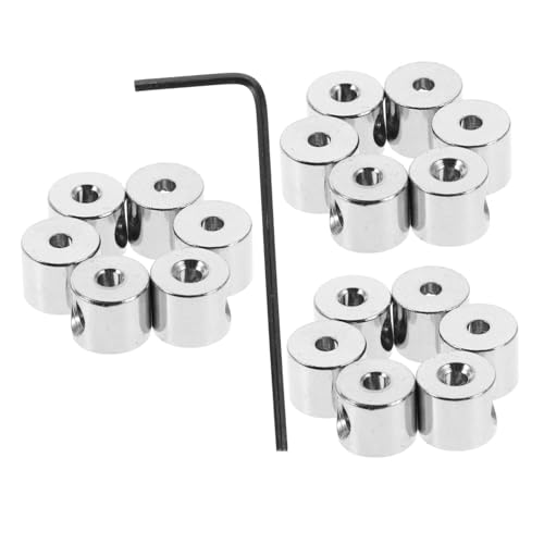 KONTONTY 20 Stück Teiliges Metall Pin Back mit Schraubverschluss und Schraubenschlüssel Sichere Drop Ansteckerverschlüsse für DIY Schmuckherstellung und Rucksack Zubehör von KONTONTY