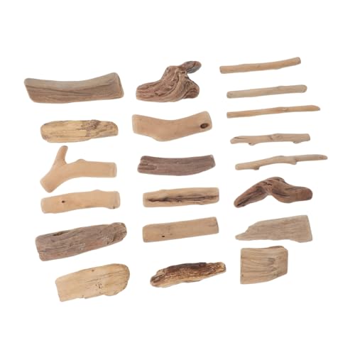 KONTONTY 20 Stück Treibholzstücke für Aquarium und Bastelarbeiten Naturholz für Dekoration im Innenbereich und Garten Handpoliert Vielseitig Einsetzbar für Diy Projekte KONTONTY 20 Stück Treibholzstücke für Aquarium und Bastelarbeiten Naturholz für Dekoration im Innenbereich und Garten Handpoliert Vielseitig Einsetzbar für Diy Projekte von KONTONTY