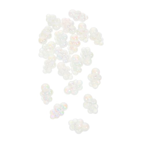 KONTONTY 20 Stück Wolkenzubehör Schmuck Wolkenanhänger 3D Wetterwolkenperlen Wolkenperlen Für DIY Perlen Mit Wolkenmuster Wetterwolke Lose Abstandsperlen Süße Perlen In Wolkenform von KONTONTY