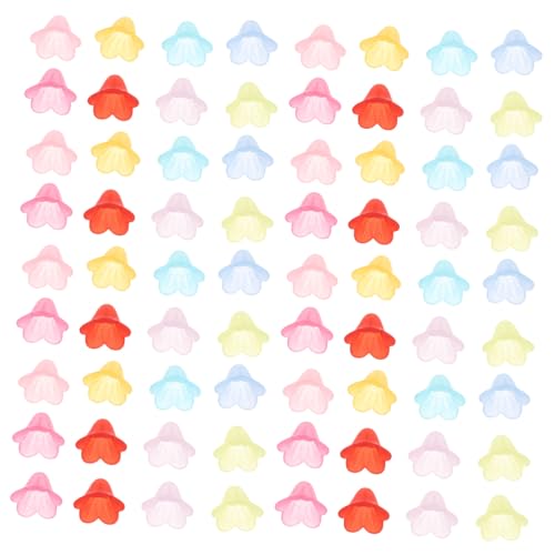 KONTONTY 200 Stück Bunte Acryl-blumenperlenkappen Matte Blüten-spacer für Schmuckherstellung DIY Armbänder Ohrringe Halsketten Zubehör KONTONTY 200 Stück Bunte Acryl-blumenperlenkappen Matte Blüten-spacer für Schmuckherstellung DIY Armbänder Ohrringe Halsketten Zubehör von KONTONTY