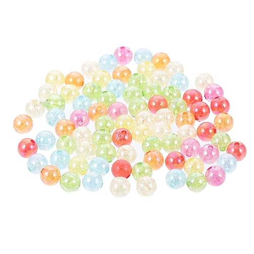 KONTONTY 200 Stück Farbverlauf Perlen für DIY Schmuckherstellung Lose Acryl Spacer Perlen für Armbänder und Bastelprojekte Handgemachte Schmuckzubehörteile für Kreative Bastler von KONTONTY