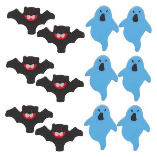 KONTONTY 200 Stück Halloween Radiergummis Mini Geister Fledermaus Tiermotiv Süßes Halloween Party Zubehör Klassenzimmer Preise Geschenkartikel von KONTONTY