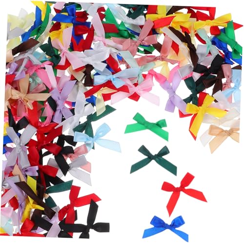 KONTONTY 200 Stück Mini Satinband Schleifen Bunt Handgebunden Kleine Dekorationsschleifen für DIY Basteln Hochzeit Weihnachten Geschenkverpackung Party KONTONTY 200 Stück Mini Satinband Schleifen Bunt Handgebunden Kleine Dekorationsschleifen für DIY Basteln Hochzeit Weihnachten Geschenkverpackung Party von KONTONTY
