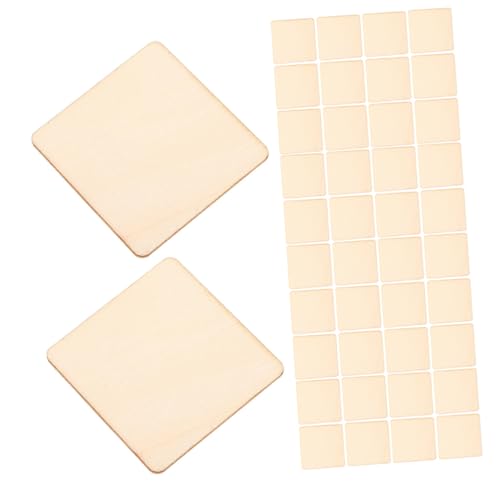 KONTONTY 200 Stück Quadratische Holzstücke Naturbelassen für DIY Basteln Holzbrand Holzscheiben Blanko Holzstücke für Gravur Malerei und Heimdekoration KONTONTY 200 Stück Quadratische Holzstücke Naturbelassen für DIY Basteln Holzbrand Holzscheiben Blanko Holzstücke für Gravur Malerei und Heimdekoration von KONTONTY