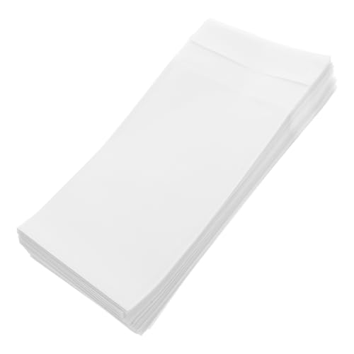 KONTONTY 200 Stück Umweltfreundliche Papiertragetaschen für Elektronik und Bekleidung Selbstverschließende Papiertüten Nachhaltige Verpackung von KONTONTY