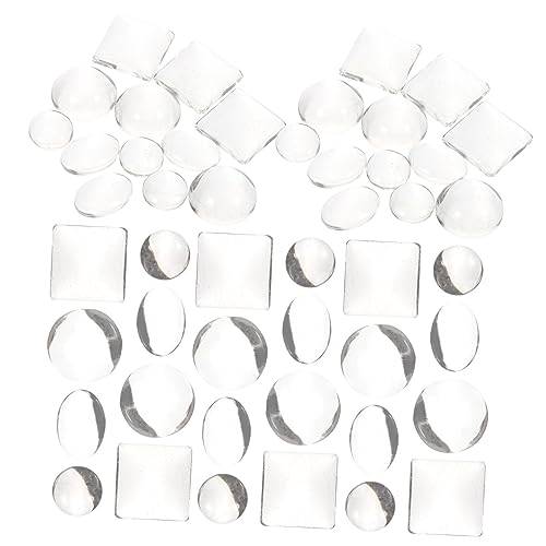 KONTONTY 200Stücke Klarglas Cabochon Transparent Flache Rückseite DIY Zubehör für Kühlschrankmagnete Ringe Armbänder Ohrringe Halsketten Bastelprojekte KONTONTY 200Stücke Klarglas Cabochon Transparent Flache Rückseite DIY Zubehör für Kühlschrankmagnete Ringe Armbänder Ohrringe Halsketten Bastelprojekte von KONTONTY