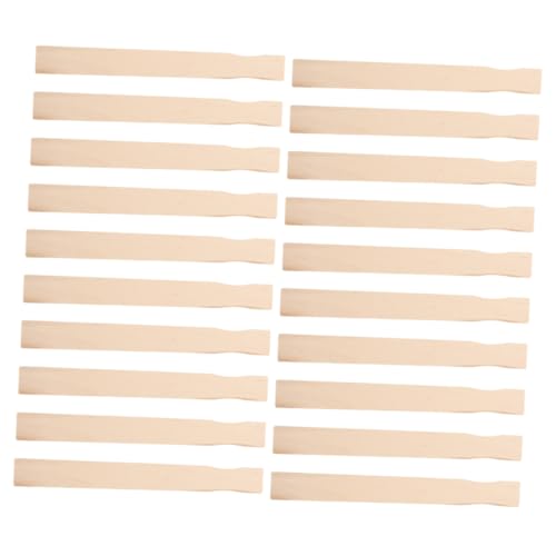KONTONTY 20Stücke Holz Farbrührstäbe zum Mischen von Farben und Epoxidharz Langlebig und Vielseitig Einsetzbar Bastelprojekte und Modellbau von KONTONTY