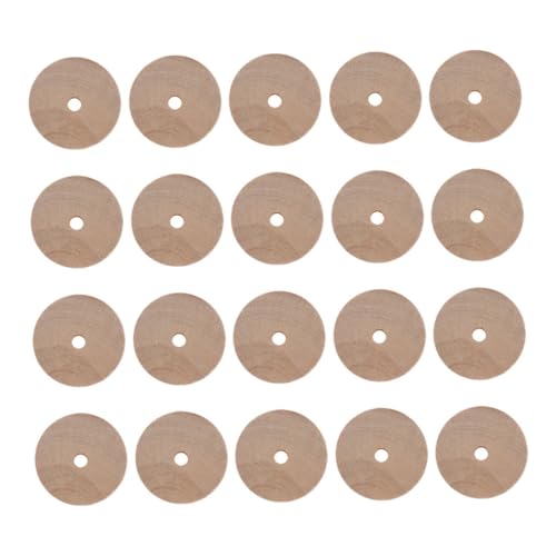 KONTONTY 20stücke Holzräder Für DIY Bastelprojekte Unlackierte Holzräder Für Modellbau Höhe Für Kreative Handwerksideen Und Bauprojekte KONTONTY 20stücke Holzräder Für DIY Bastelprojekte Unlackierte Holzräder Für Modellbau Höhe Für Kreative Handwerksideen Und Bauprojekte von KONTONTY