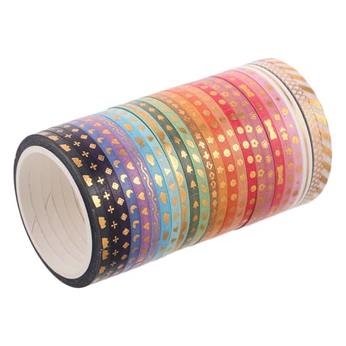 KONTONTY 24 Rollen Washi-tape Ersatz-dekorationsklebebänder Diy-scrapbook-klebebänder Schreibwaren-washi-tape Washi-diy-bastelband KONTONTY 24 Rollen Washi-tape Ersatz-dekorationsklebebänder Diy-scrapbook-klebebänder Schreibwaren-washi-tape Washi-diy-bastelband von KONTONTY