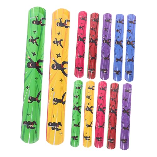 KONTONTY 24 Stück Halloween Klatscharmbänder für Bunte Ninja Handgelenkspielzeuge für Partys Mitgebsel und Klassenpreise Spaß für Drinnen und Draußen KONTONTY 24 Stück Halloween Klatscharmbänder für Bunte Ninja Handgelenkspielzeuge für Partys Mitgebsel und Klassenpreise Spaß für Drinnen und Draußen von KONTONTY