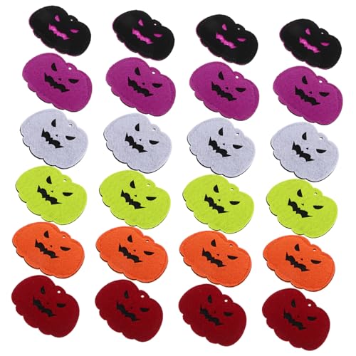 KONTONTY 24 Stück Teiliges Halloween Kürbis Stoffpatches Farbenfrohe Filz Applikationen für Diy Kostüm und Partydeko Detailreich Gestaltete Langlebige Kürbis Accessoires für Festliche Heim KONTONTY 24 Stück Teiliges Halloween Kürbis Stoffpatches Farbenfrohe Filz Applikationen für Diy Kostüm und Partydeko Detailreich Gestaltete Langlebige Kürbis Accessoires für Festliche Heim von KONTONTY