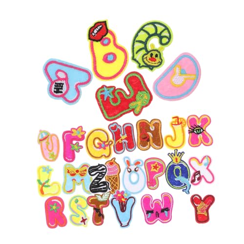 KONTONTY 26 Stück Buntes Teiliges Aufbügelbuchstaben Farbige Buchstaben Patches für Kleidung Diy Basteln Dekoration A Z Gestickte Buchstabenaufnäher für Textilien KONTONTY 26 Stück Buntes Teiliges Aufbügelbuchstaben Farbige Buchstaben Patches für Kleidung Diy Basteln Dekoration A Z Gestickte Buchstabenaufnäher für Textilien von KONTONTY