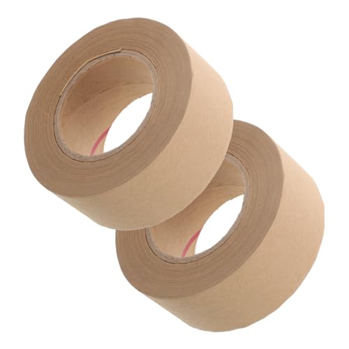KONTONTY 2Rollen Multifunktions Verpackungsband Wasseraktiviertes Klebeband für Aquarellmalerei Einrahmung und Dekoration für Kunstwerke Schadensfreie Anwendung von KONTONTY