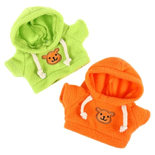 KONTONTY 2St Plüschbärenkleidung Tier-Hoodie Puppenkleidung ausgestopft Kuscheltier Kleidung Teddybärkleidung Spielzeug zarter Puppen-Hoodie verschleißfeste Puppenversorgung Stoff KONTONTY 2St Plüschbärenkleidung Tier-Hoodie Puppenkleidung ausgestopft Kuscheltier Kleidung Teddybärkleidung Spielzeug zarter Puppen-Hoodie verschleißfeste Puppenversorgung Stoff von KONTONTY