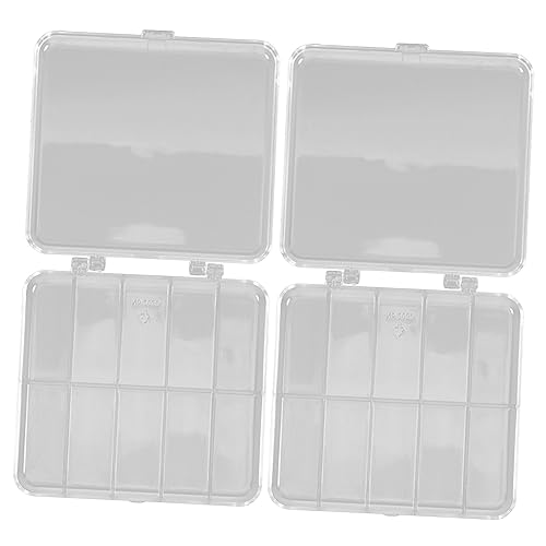 KONTONTY 2Stücke Aufbewahrungsbox mit Fächern Transparentes Trennkasten für Schmuck und Kleinteile zur Ordentlichen Lagerung und Organisation von Zubehör KONTONTY 2Stücke Aufbewahrungsbox mit Fächern Transparentes Trennkasten für Schmuck und Kleinteile zur Ordentlichen Lagerung und Organisation von Zubehör von KONTONTY