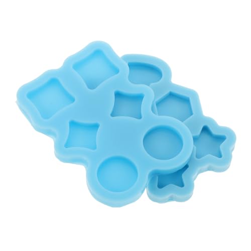 KONTONTY 2Stücke Silikonformen für DIY Ohrstecker Herz für Schmuckherstellung Epoxidharz Gussformen für Anfänger Tragbar und Vielseitig Einsetzbar von KONTONTY