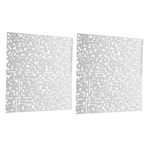 KONTONTY Schablonen mit Tarnmuster für Sprühfarbe 2er-Pack tragbare abwaschbare Vorlagen für Kunst und KONTONTY Schablonen mit Tarnmuster für Sprühfarbe 2er-Pack tragbare abwaschbare Vorlagen für Kunst und von KONTONTY