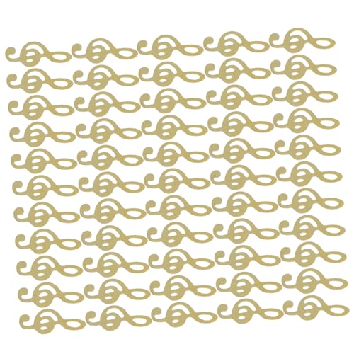 KONTONTY 3 Boxen Musikalische Noten Charms Füller Uv Epoxidharz Zubehör für Nail Art und Schmuckherstellung Einzigartige Gestaltung Einfach zu Verwenden Goldnoten für Projekte von KONTONTY