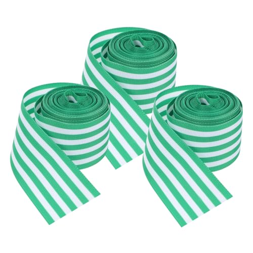 KONTONTY 3 Rollen Grünes Gurtband Aus Polyester Schleife Kleeblattband Bedrucktes Ripsband Diy Bastelband Verpackungsband Kopfschmuck Diy Band Diy Handwerk Machen Band Festivalband Green KONTONTY 3 Rollen Grünes Gurtband Aus Polyester Schleife Kleeblattband Bedrucktes Ripsband Diy Bastelband Verpackungsband Kopfschmuck Diy Band Diy Handwerk Machen Band Festivalband Green von KONTONTY