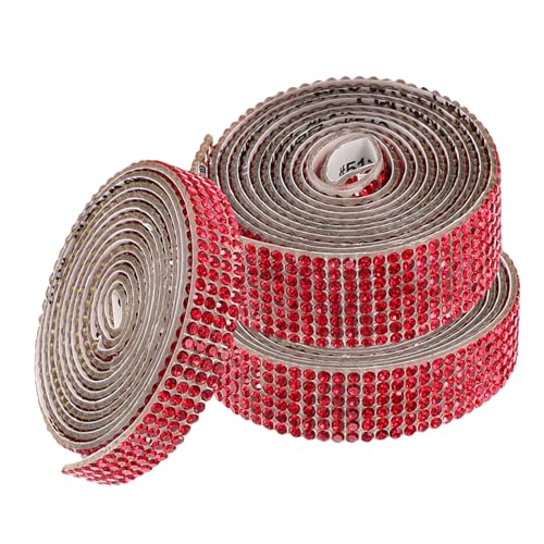 KONTONTY 3 Rollen Selbstklebende Strassband Glitzernde Rhinestone Streifen Dekorativ für Kleidung Diy Bastelzubehör für Brautkleider Kostüme Taschen Schuhe Vasen KONTONTY 3 Rollen Selbstklebende Strassband Glitzernde Rhinestone Streifen Dekorativ für Kleidung Diy Bastelzubehör für Brautkleider Kostüme Taschen Schuhe Vasen von KONTONTY