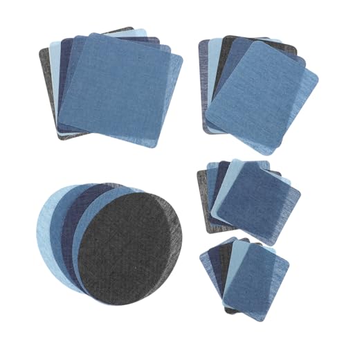 KONTONTY 3 Sätze Bügelflicken Reparatur Patches Für Kleidung Appliques Zum Aufbügeln Für Knie Und Ellbogen Langlebig Für Haushaltsreparaturen 25 Stück * 3 von KONTONTY