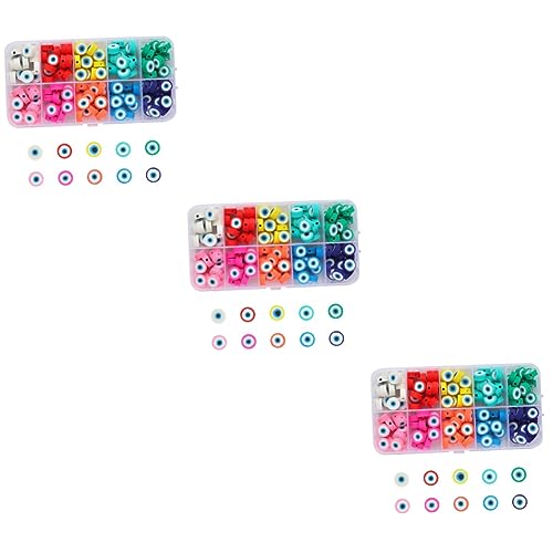 KONTONTY 3 Sätze Bunte Evil Eye Perlen Diy Schmuckperlen Für Armbänder Und Kreative Bastelprojekte Leichte Langlebige Charm Beads Im Praktischen Set Für Persönliche 150 Stück * 3 KONTONTY 3 Sätze Bunte Evil Eye Perlen Diy Schmuckperlen Für Armbänder Und Kreative Bastelprojekte Leichte Langlebige Charm Beads Im Praktischen Set Für Persönliche 150 Stück * 3 von KONTONTY