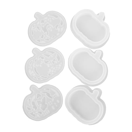 KONTONTY 3 Sätze Teiliges Kürbis Teelichthalter Formen für Epoxidharz Gießformen Halloween DIY Herbst Dekorationen Resin Kürbismotiv Kerzenhalter Bastelbedarf KONTONTY 3 Sätze Teiliges Kürbis Teelichthalter Formen für Epoxidharz Gießformen Halloween DIY Herbst Dekorationen Resin Kürbismotiv Kerzenhalter Bastelbedarf von KONTONTY